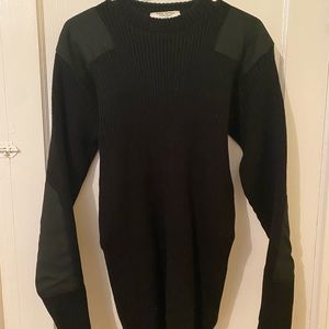 Black Commando Sweater (Authentic Military Surplus)